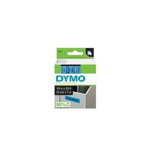 DYMO D1 címkeszalag kazetta, 12mm x 7m, fekete kék alapon - Dymo