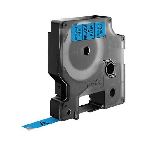 Kaseta za etikete DYMO D1, 9mm x 7m, crna na plavoj