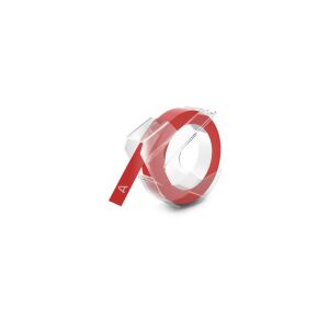 Kézi Betűnyomógép Szalag - Piros - 9 mm