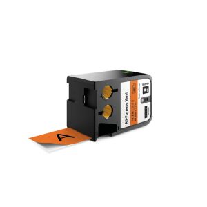 DYMO XTL Vinyl Kazetta - Fekete/Narancs - 41 mm x 7 m 140048360 - Dymo