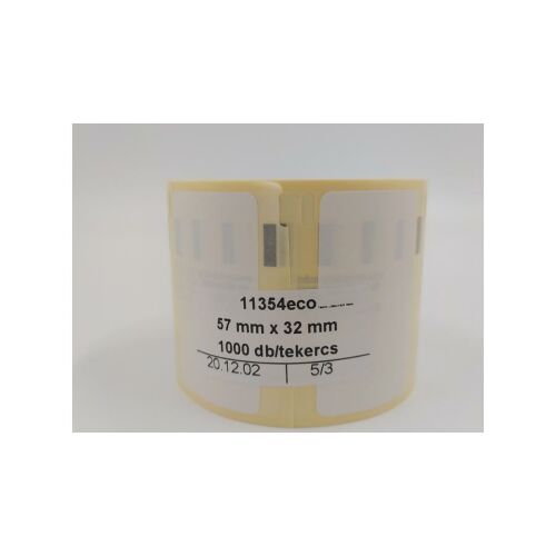 57mmx32mm-es címke, 1000db/tekercs (11354eco) 140048356