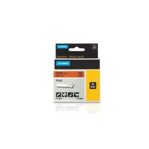 Dymo ID1-es vinyl szalag 12mmx5,5m fekete/narancs (18435) 140048405 - Dymo