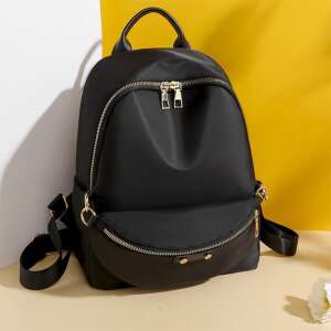 Rucsac negru pentru femei Dollcini cu un buzunar mic frontal - Dollcini