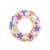 Intex inel de înot gonflabil cu design cu stele de mare colorate, diametru de 61 cm