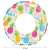 Intex inflatable swim ring for kids, 61 cm, with pineapple design, showing the size
