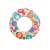 Intex inflatable swim ring with colorful circles and flowers design, 61cm diameter