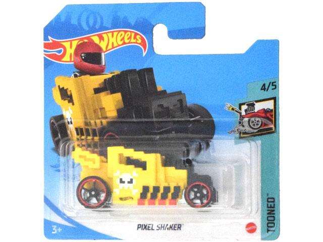 Hot Wheels: Pixel Shaker sárga kisautó 1/64 - Mattel