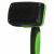 Close-up of SPRINGOS Self-Cleaning Pet Brush - Green and Black