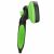 SPRINGOS Self-Cleaning Pet Brush - Green and Black, Side View