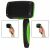 SPRINGOS Self-Cleaning Pet Brush Collage - Green and Black, Multiple Angles