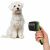 SPRINGOS Self-Cleaning Pet Brush with Dog - Green and Black