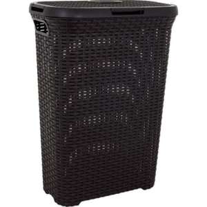 Curver brown laundry hamper with lid, 40L, 44x34x61 cm - Curver Laundry Basket