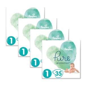 Pampers Pure Protection Pelenkacsomag 2-5kg Newborn 1 (140db)