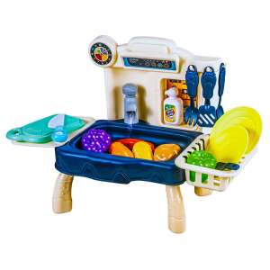 Play Kitchen Set with Accessories, 36 Pieces, 40.5x21.5x28 cm, 40.5x21.5x28 cm