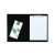 Pagna A4 black clipboard with pen holder