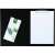 Pagna A4 black clipboard with pen holder