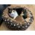 PetComfort 50cm round pet bed with cat