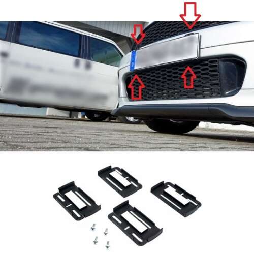 "LÁTHATATLAN" rendszámtáblatartó készlet (4 db/készlet) 101462915