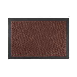 STREND PRO 40 x 60 cm brown and black doormat with parquet pattern - Doormat