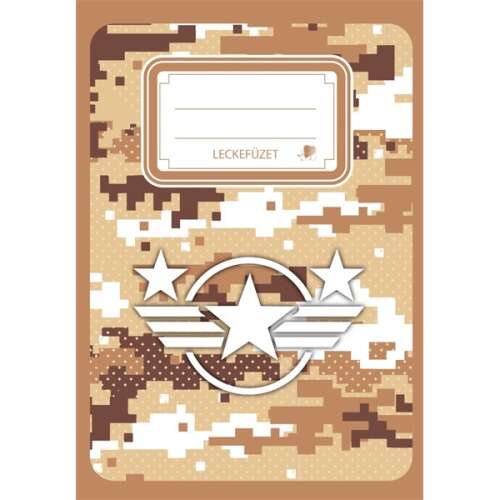 ICO Military A5 exercise book, camo design