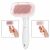 SPRINGOS Brush, Comb, Dog and Cat Grooming, with Cover, Self-Cleaning, Pink/White 138137070