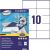 Avery Europe ELA022 105x57mm Universal Etiketten, 10 Etiketten pro Blatt