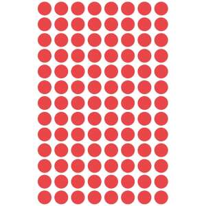 Avery Zweckform 3589 8 mm rote wiederablösbare Markierungspunkte, 416 Stück - Avery