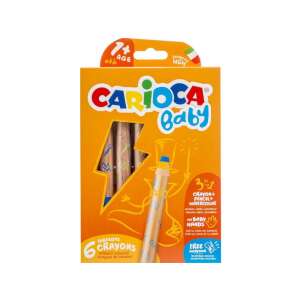 Carioca Baby 3-in-1-Stifte, Bleistift und Wasserfarben-Set, 6 Stück - Crayons