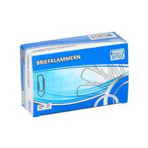 100 darabos 50mm-es ezüst gémkapocs csomag, Top Office márka - Gemkapocs