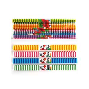 Krepp papír szett, 10 db, 50x200 cm, csíkos 85275278 - Starpak