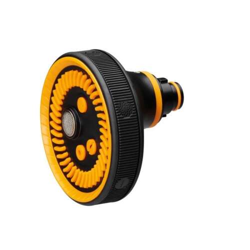 Rozprašovač Fiskars Multi SoftGrip s 5 rôznymi sprejovými vzormi: jemná hmla, sprcha, plochý, oplachovanie a silný prúd