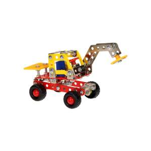 Összeszerelt Fém építőkészlet munkagép modell, 127 darabos - Fém építőjáték