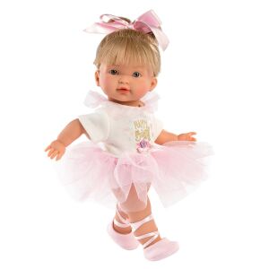 Llorens Valeria Ballerina doll, 28cm, pink tutu - LLorens