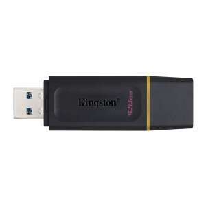 Kingston DataTraveler Exodia 128GB USB 3.2 Flash-Laufwerk, schwarz mit gelben Akzenten - Pendrive