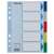 Esselte A5 5-dielne plastové priečinky