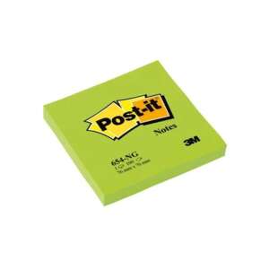 Post-it Notes 76x76mm neon grün, 100 Blatt - Notizblöcke