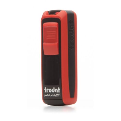 Trodat Pocket Printy 9511 Piros Bélyegző - Fekete Tinta 141237459 - Irodai bélyegző