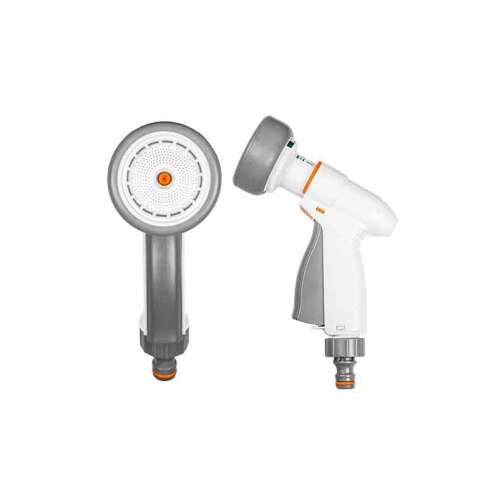 WHITE LINE MULTI SPRAY garden hose nozzle with 5 spray settings, 1/2 inch connection