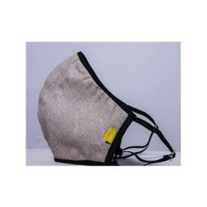 Mască textilă lavabilă Mask it. pentru femei, culoare taupe - Mască pentru gură