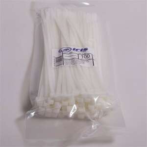 100 pack of Iris Electric natural cable ties, 370mm x 7.6mm - Electrical Installation