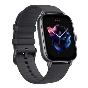 Amazfit GTS 3 black smartwatch with heart rate display - Amazfit