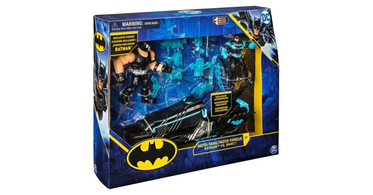 Batman: Batman vs Bane Batmotorral figura szett - Spin Master | Pepita.hu