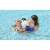 Bestway zebra animal inflatable swim ring for kids in use