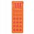 Bestway orange inflatable beach mattress with cup holders