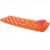 Angled view of Bestway orange inflatable beach mattress