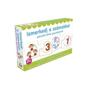 Ismerkedj a számokkal Matching-Spiel für Kinder, Puzzlespiel für Vorschulkinder, Zahlen lernen mit Tieren, Lernspielzeug für Kleinkinder - Babywalker, Lauflernhilfen und Entwicklungsspiele für Kleinkinder
