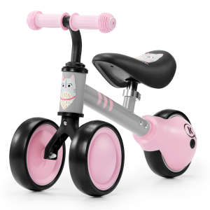 Kinderkraft Cutie háromkerekű Futóbicikli #rózsaszín-szürke 31269055 Járgány