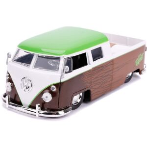 Marvel Groot 1963 Volkswagen Bus Pickup Model de mașină turnat sub presiune la scară 1/24 - Jocuri creative și de construcție