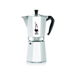 Bialetti Moka Express 12 Personen Kaffeemaschine aus Edelstahl 85007972