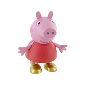 Peppa Pig Figur in rotem Kleid und goldenen Stiefeln - Peppa Pig